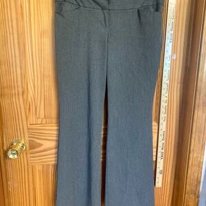 Express Design Studio Womens 2 Editor Gray Wool Blend Dress Pants Trousers